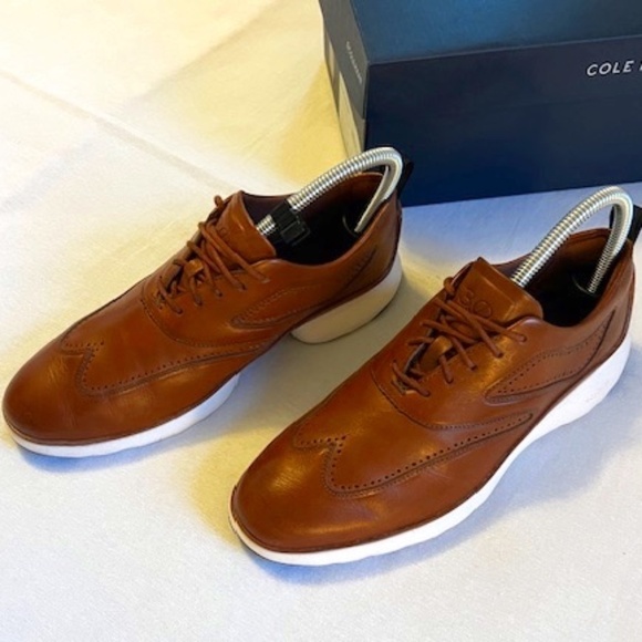 Cole Haan Other - RARE Cole Haan 3.Zerogrand sz 7.5 British Tan/Ivory Wingtip Oxford‌‌‌